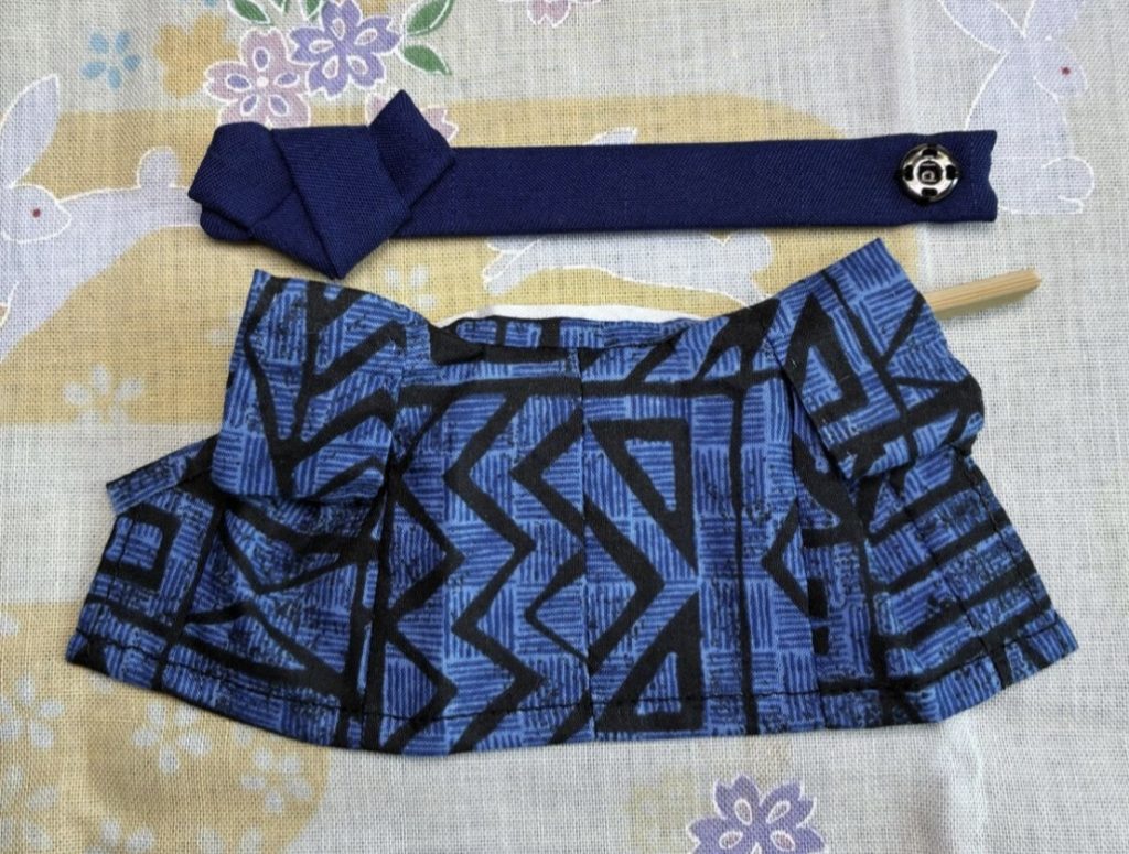 Kimono for Father Blue Handmade