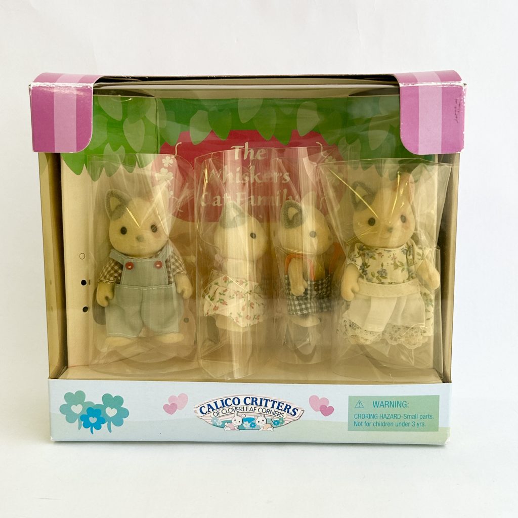family cats　1001 Honey Bee Acres Purringtons Cat Family Doll Figures, 4