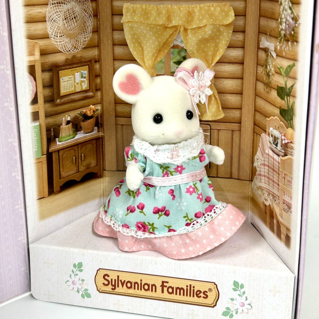 d’occasion Figurine Collector Fan Club Coffret cadeau Souris Marshmallow 2019 Sylvanian Families Calico Critters