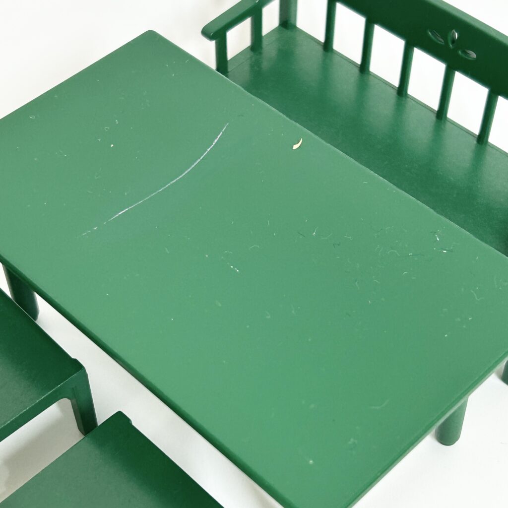 Table familiale verte d'occasion Sylvanian Families Calico Critters