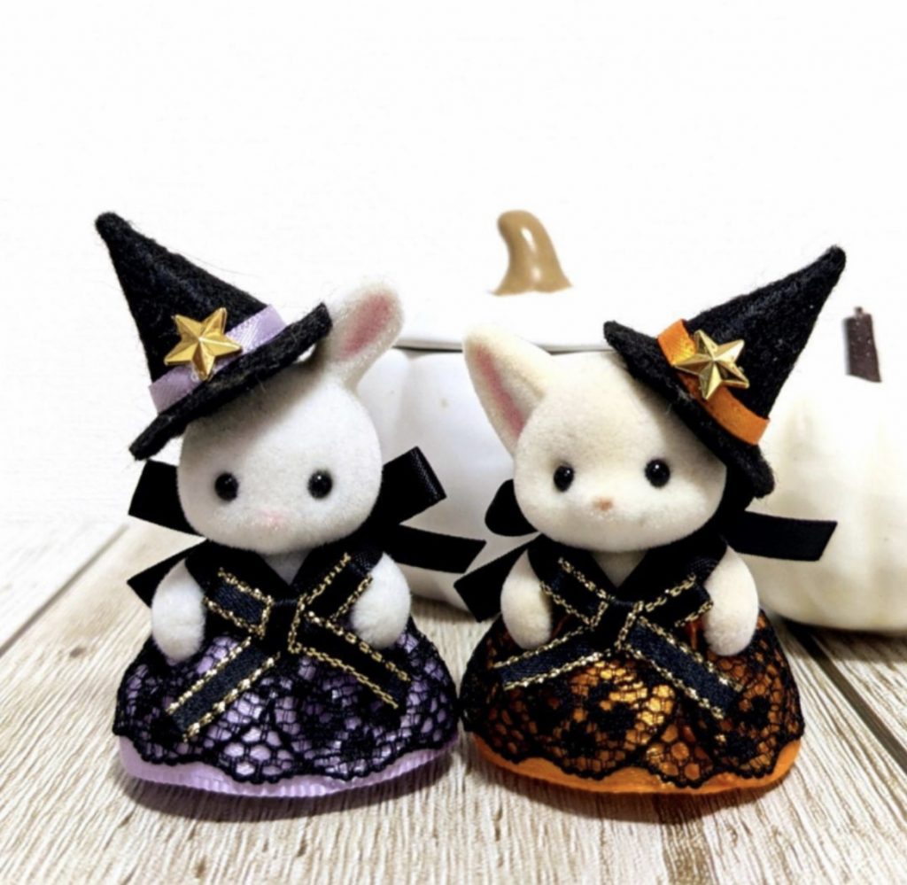 DISFRAZ DE HALLOWEEN HECHO A MANO PARA BEBÉS Epoch Japan Sylvanian Families