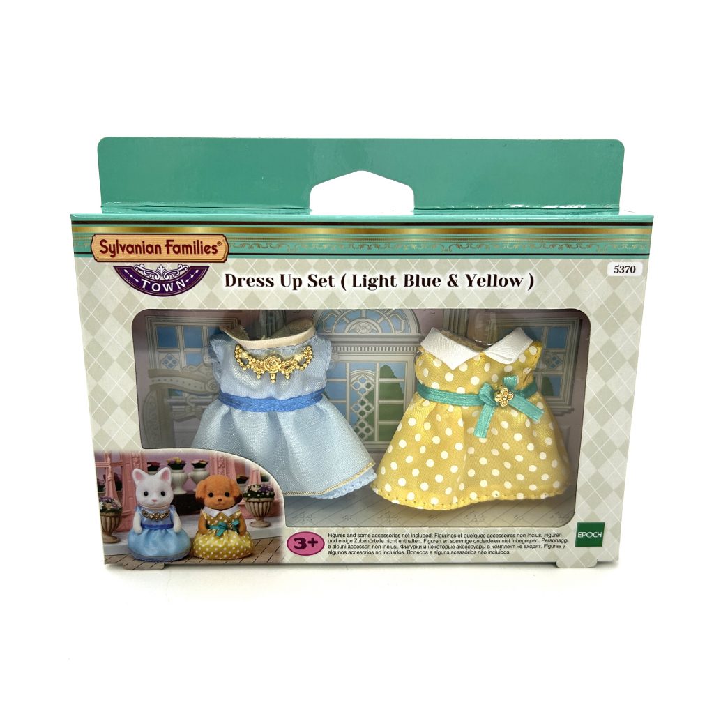 Ensemble de déguisement série Town bleu clair jaune 5370 Sylvanian Families Calico Critters