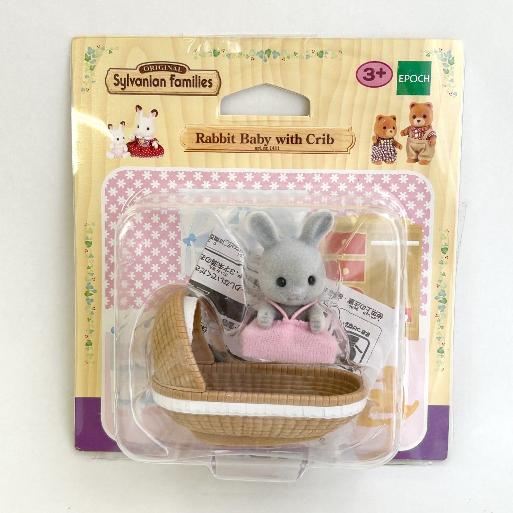 Rabbit Babt With Crib 1411 Sylvanian Families Calico Critters