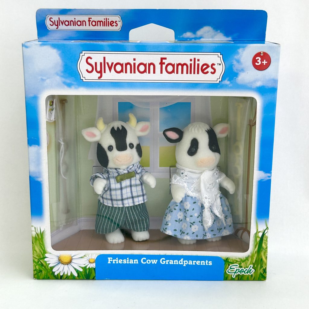 Grands-parents de vache frisonne Époque 4422 Familles Sylvanian Calico Critters