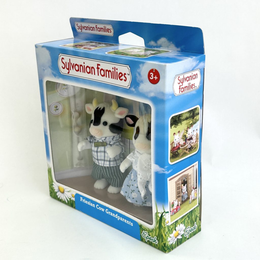 Grands-parents de vache frisonne Époque 4422 Familles Sylvanian Calico Critters