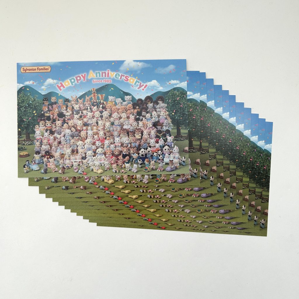 CONJUNTO DE 10 POSTALES Epoch Japón Sylvanian Families