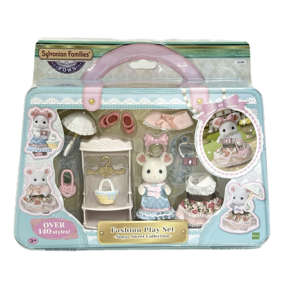 مجموعة لعب أزياء سلسلة تاون - مارشميلو ماوس، مجموعة شوغر سويت 5540 من Sylvanian Families Calico Critters