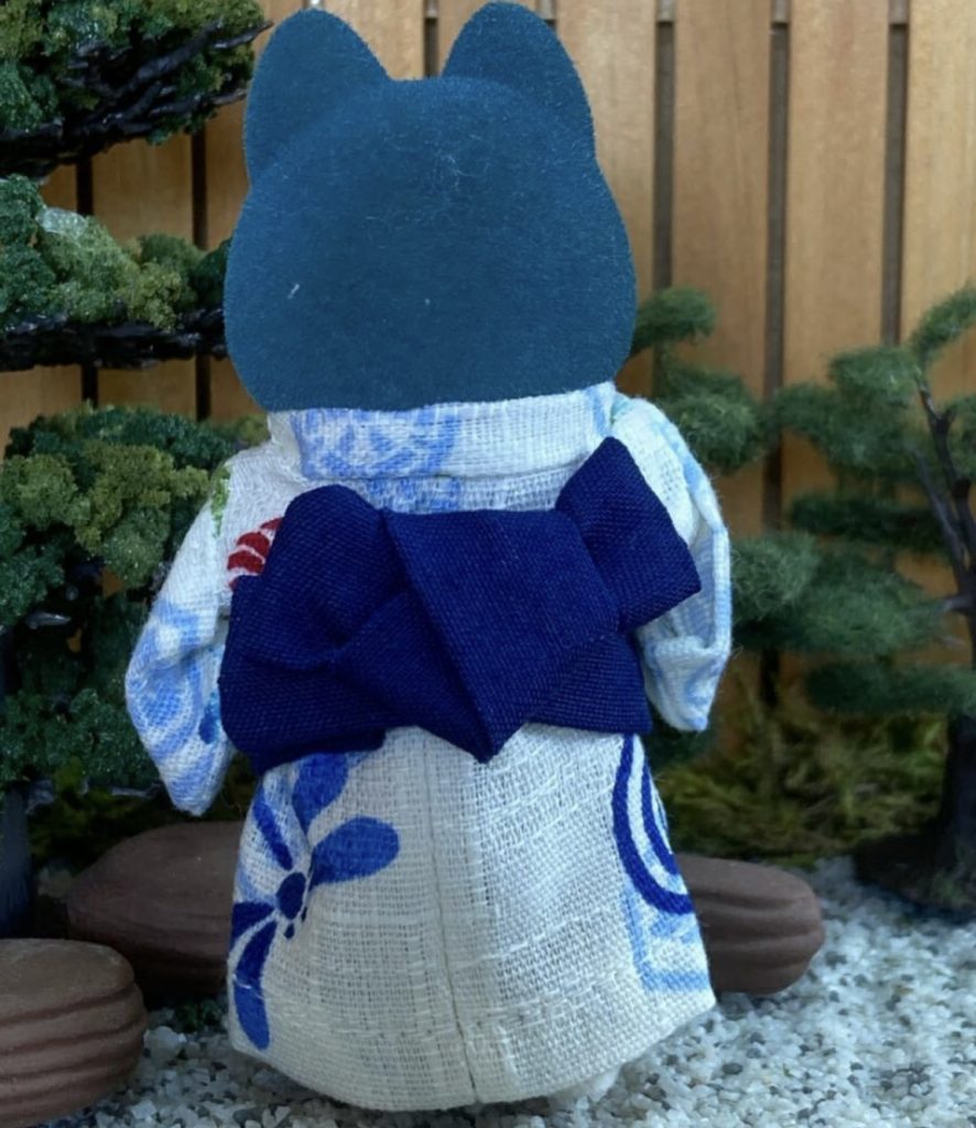 Yukata à motif libellule pour frère fait main