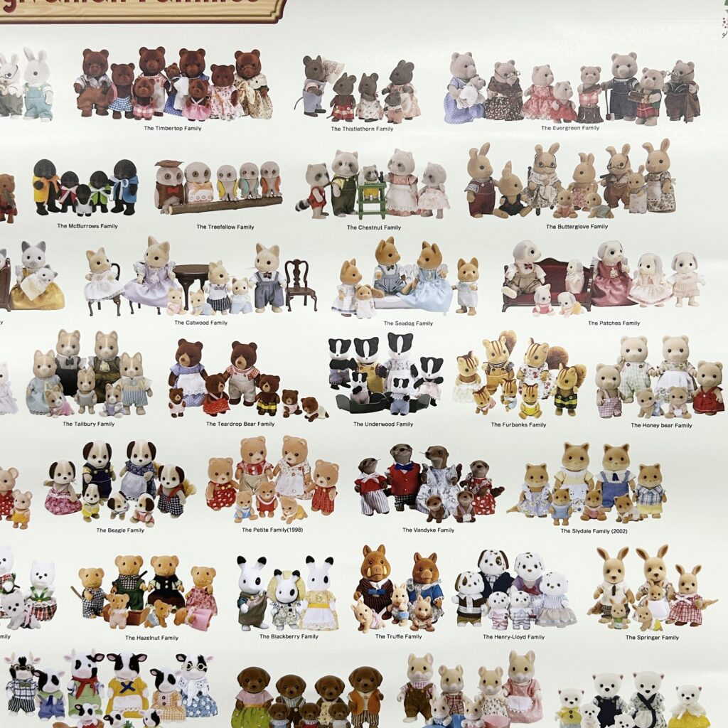 Sylvanian Families Premium Poster 2023 Sylvanian Families Calico Critters