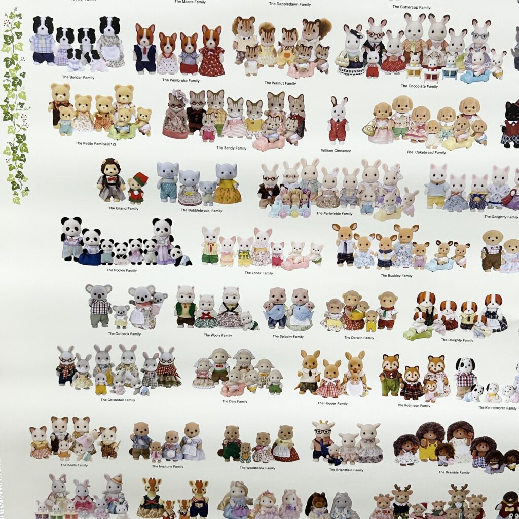 Sylvanian Families Premium Poster 2023 Sylvanian Families Calico Critters