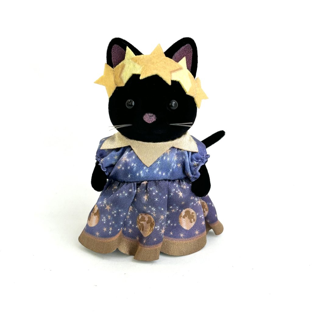 Doki Doki Friends Milky Way Midnight Cat 2025 Sylvanian Families Calico Critters