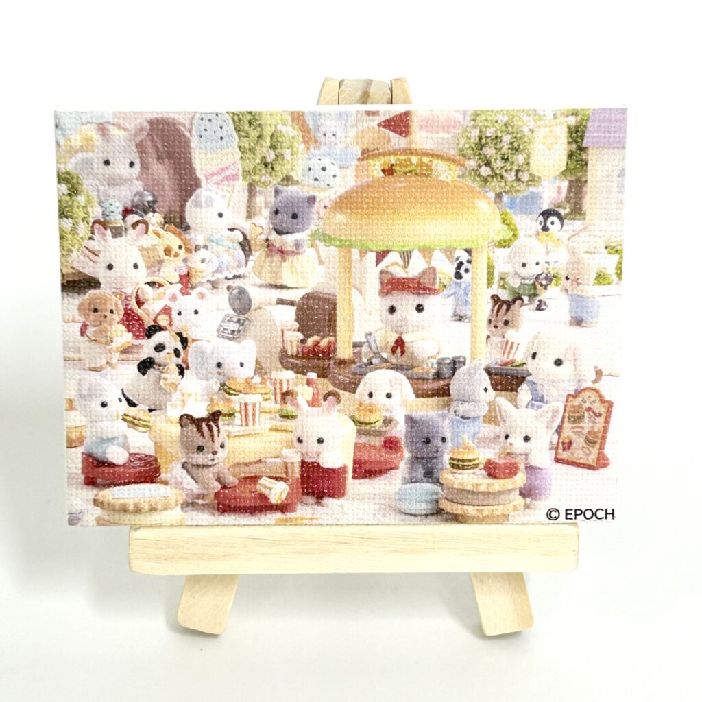 Mini Canvas 40th Anniversary Exhibition Design 6 Sylvanian Families Calico Critters