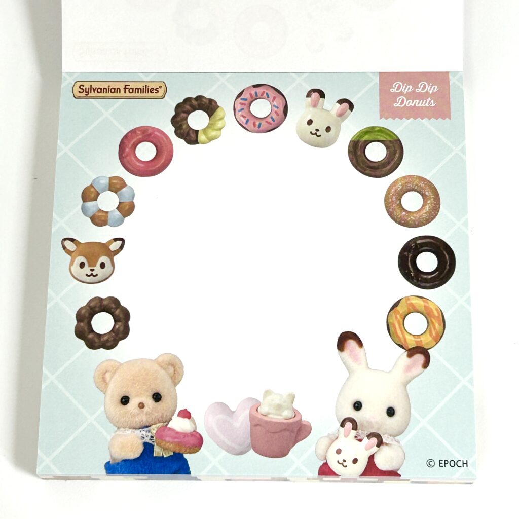 Dip Dip Donuts Série Bloc-notes Donut Sylvanian Families Calico Critters