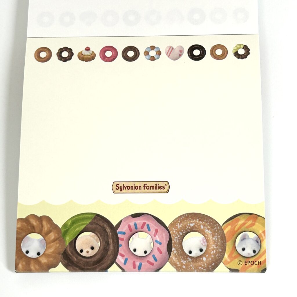 سلسلة Dip Dip Donuts: دفتر ملاحظات دونات من Sylvanian Families Calico Critters