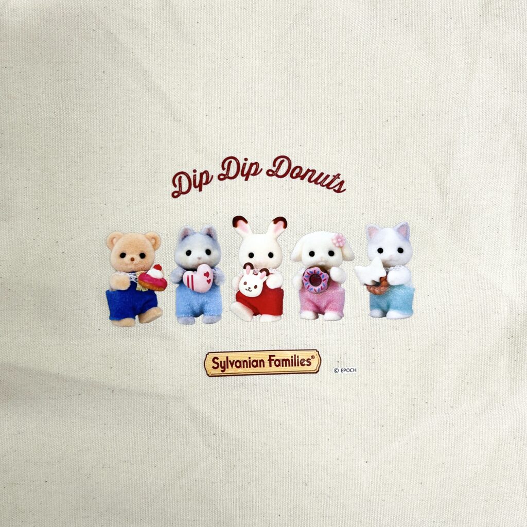 Dip Dip Donuts Series Donut Tote Bag Sylvanian Families Calico Critters