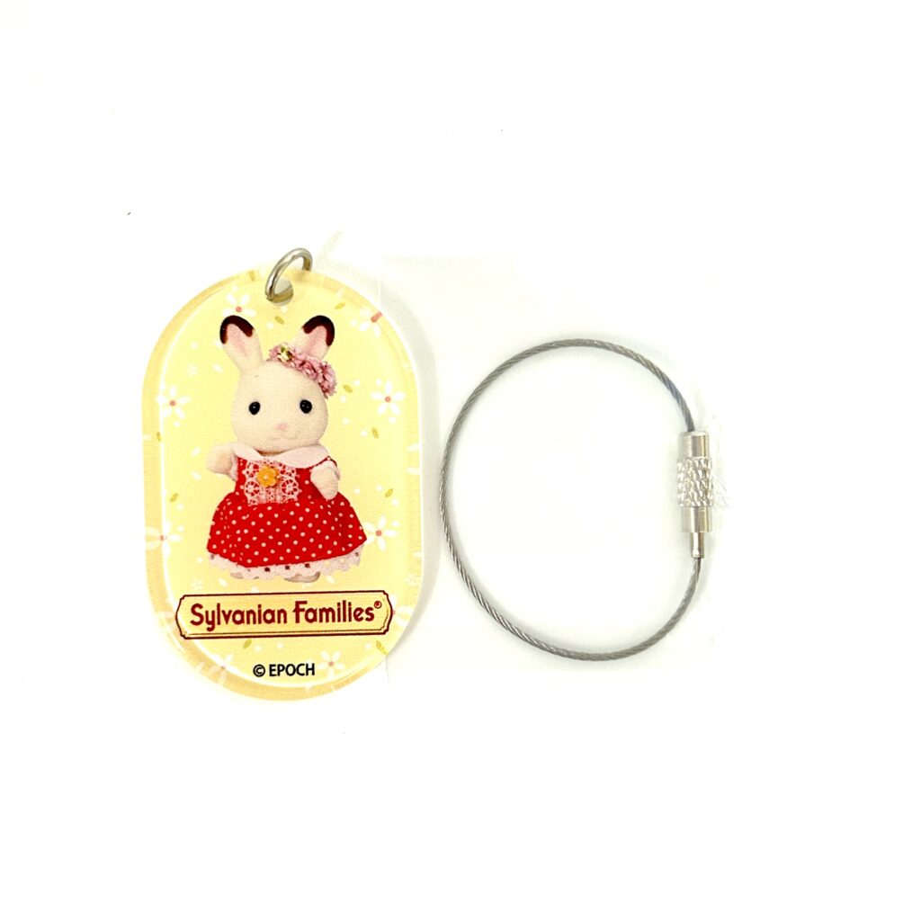 Key Chain Fit Tag Freya 40th Anniversary Exhibition Sylvanian Families Calico Critters