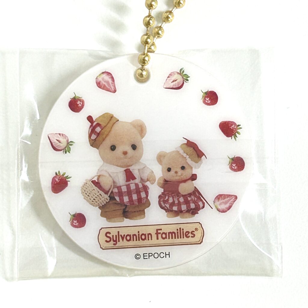 Bonne Maman Collaboration Charm with Postcard Biscuit Bear Sylvanian Families Calico Critters