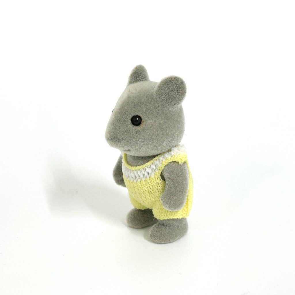 used Ratón gris vintage bebé Sylvanian Families Calico Critters