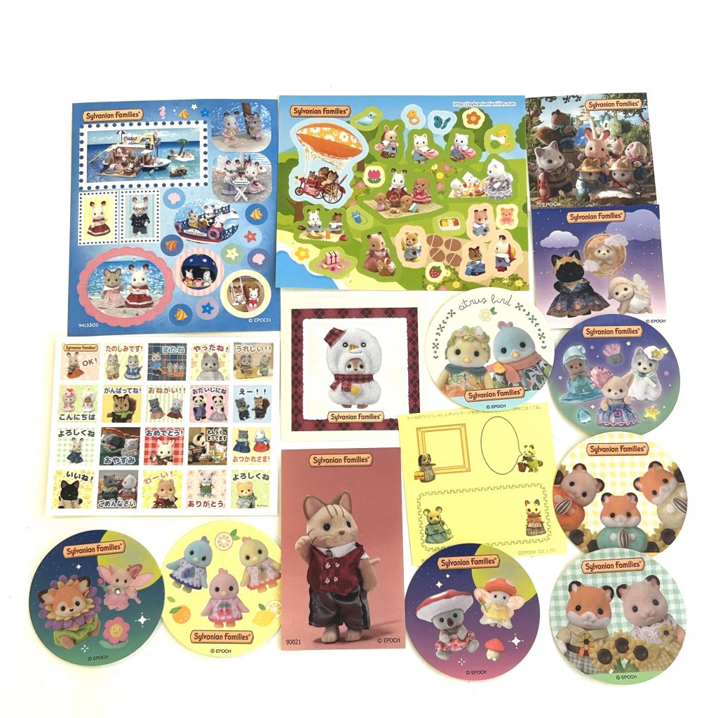 Set d'autocollants A Sylvanian Families Calico Critters