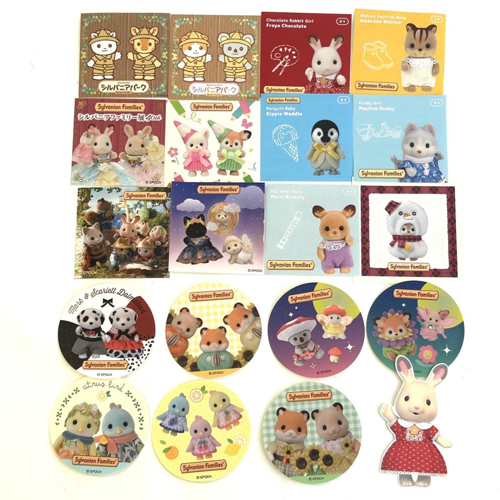 Ensemble d'autocollants C Sylvanian Families Calico Critters