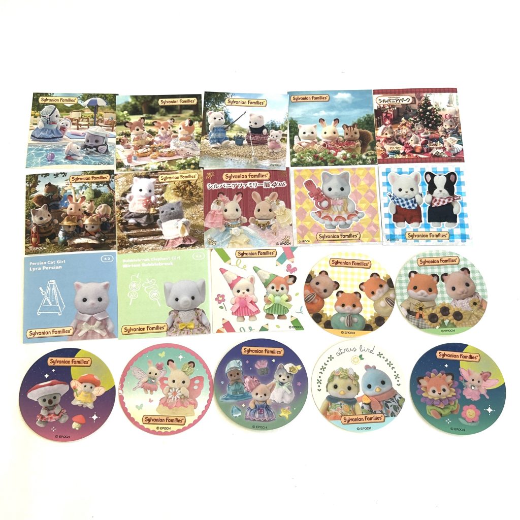 Ensemble d'autocollants D Sylvanian Families Calico Critters