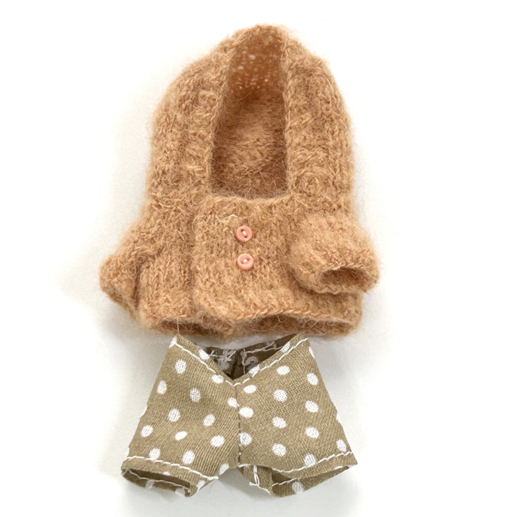 Knitted Mohair Hooded Jacket Handmade