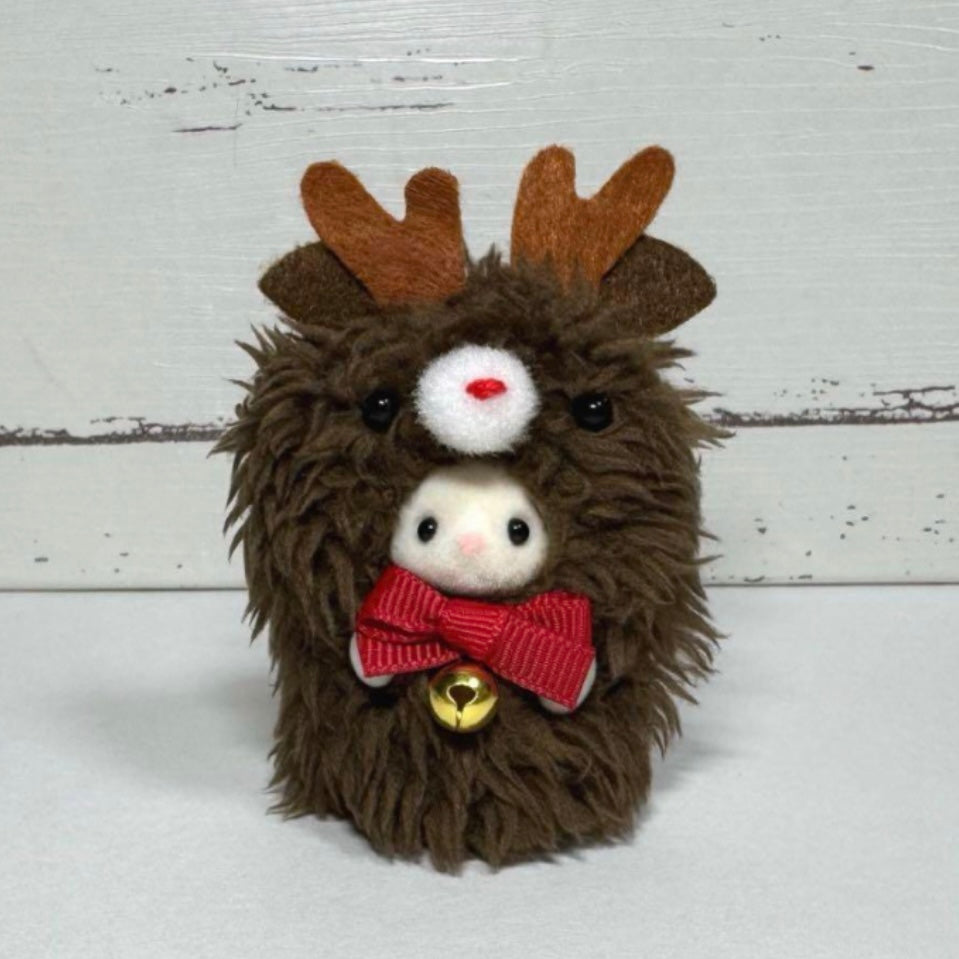 COMBINAISON DE FOURRURE DE BÉBÉ RENARD FAIT MAIN MARRON Calico Clitters Ne s'applique pas