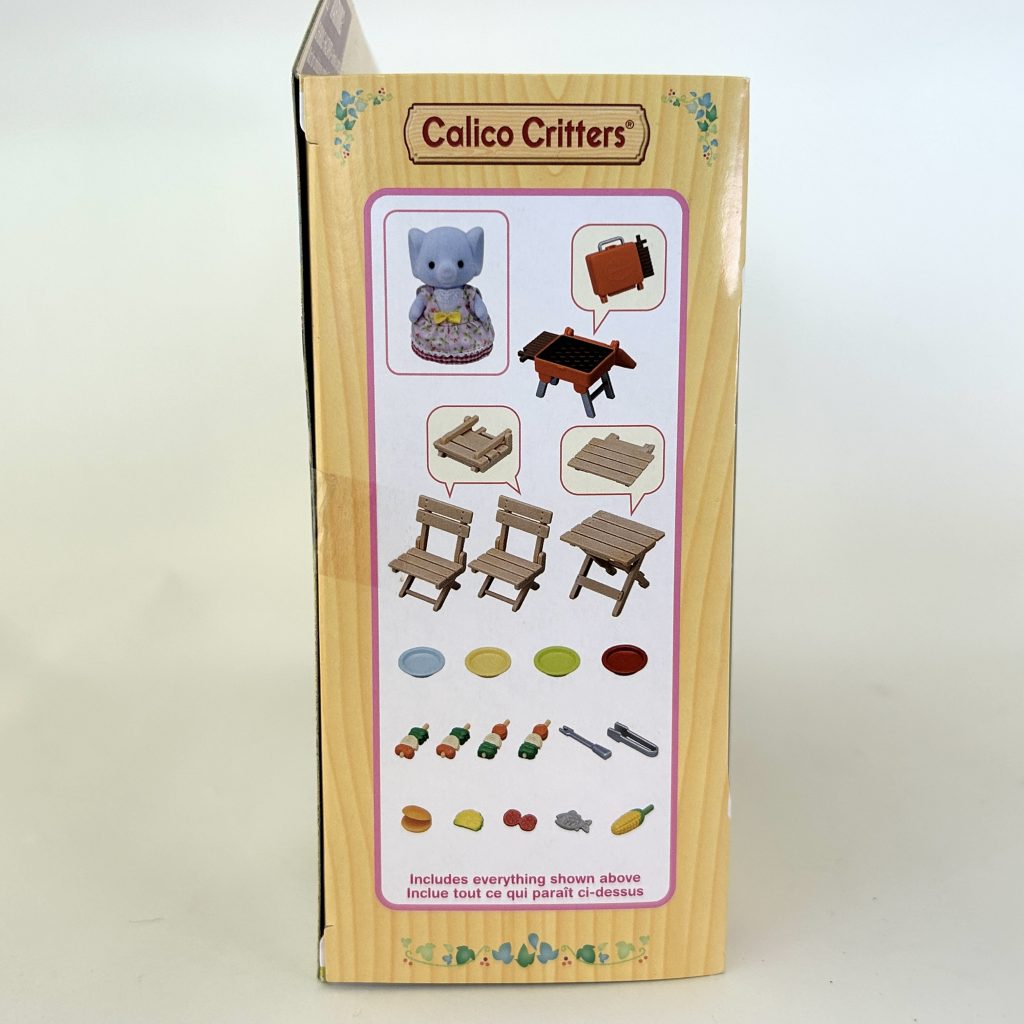 Bbq Picnic Set Elephant Girl CC1980 cc1980 Sylvanian Families Calico Critters