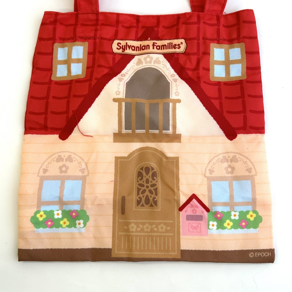 Outing Pouch and Tote Bag Small House Tote Bag 185mm × 180mm Sylvanian Families Calico Critters