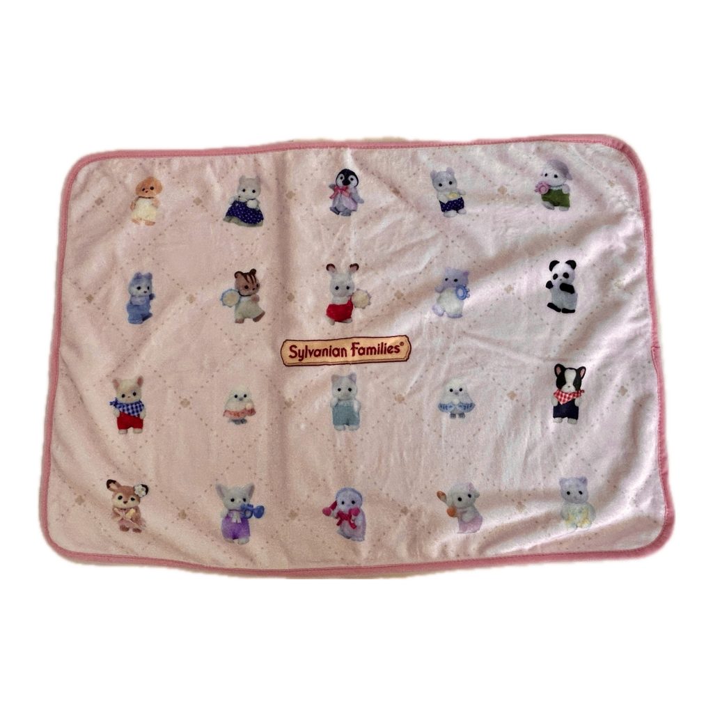 Manta Sylvanian Rosa 70cm X 50cm Sylvanian Families Calico Critters