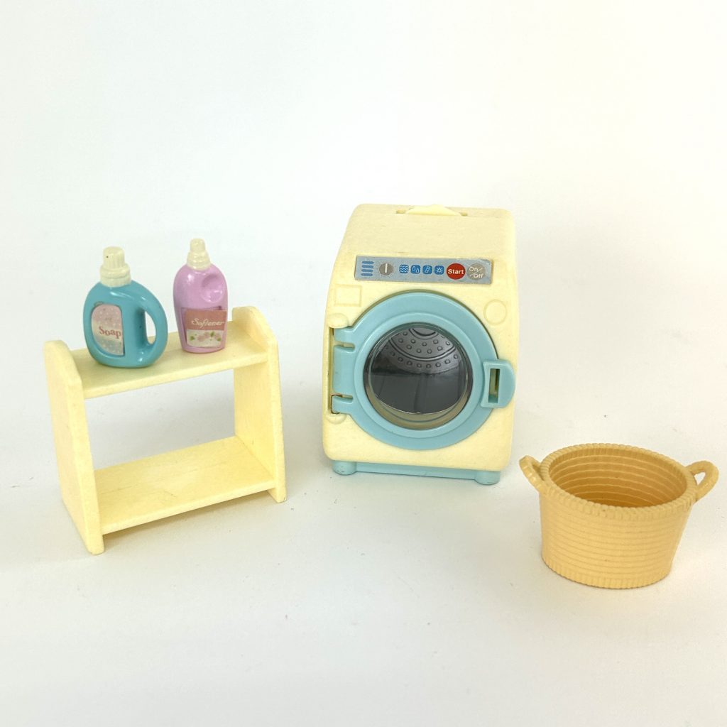 Used] LAUNDRY SET KA-624 Retired Epoch Sylvanian Families Calico
