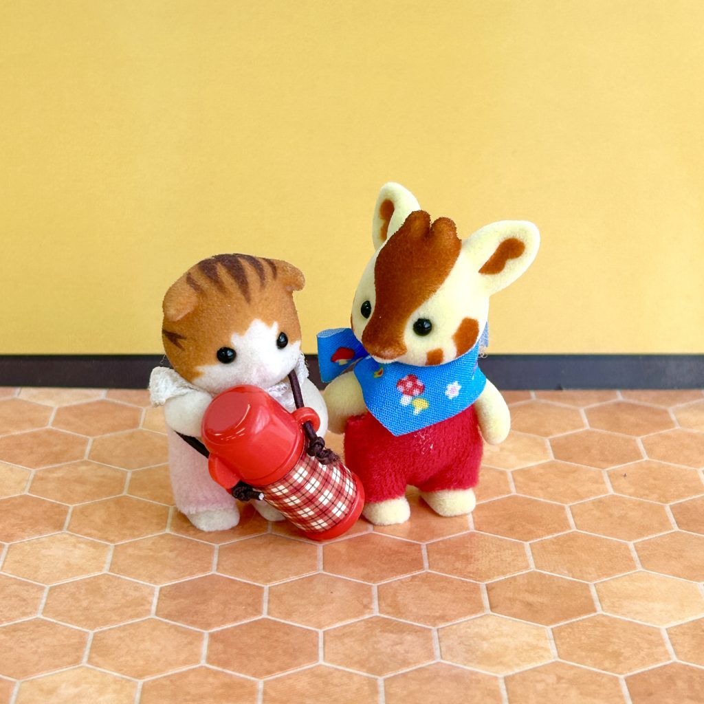 Dalles de sol pour maison de poupée Lot de 2 carreaux de sol hexagonaux Seria