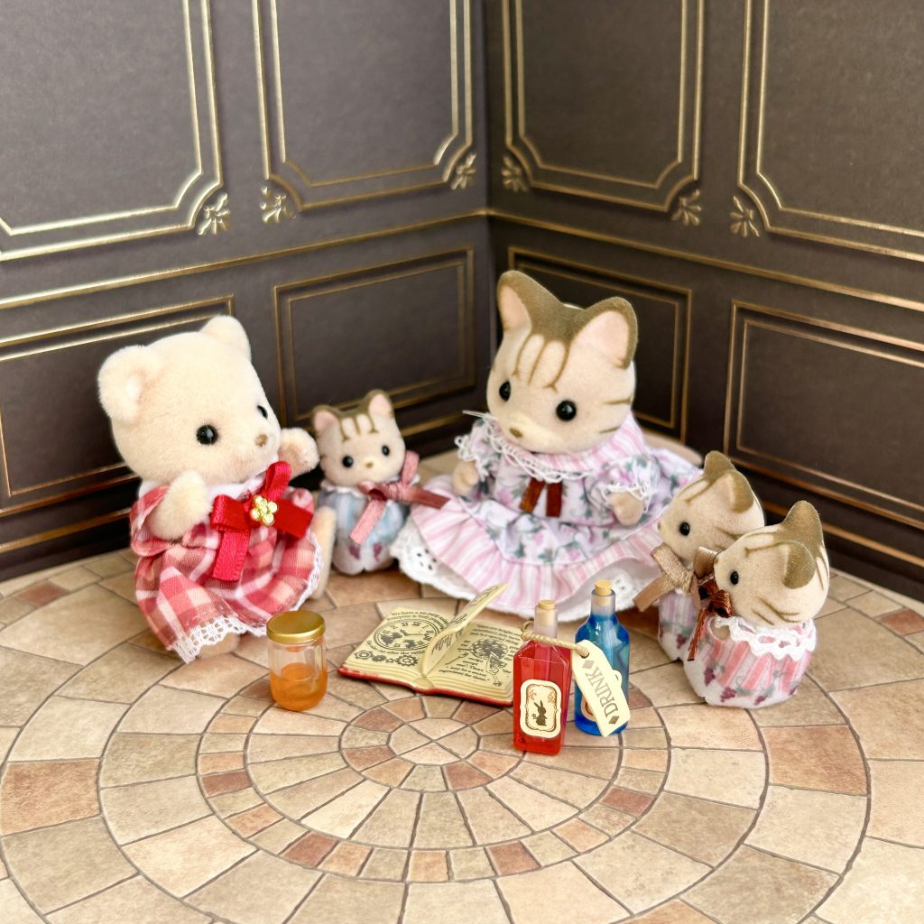 Cupcake Pocket Blue Deer Baby Craft Tokai Sylvanian Families Calico Critters