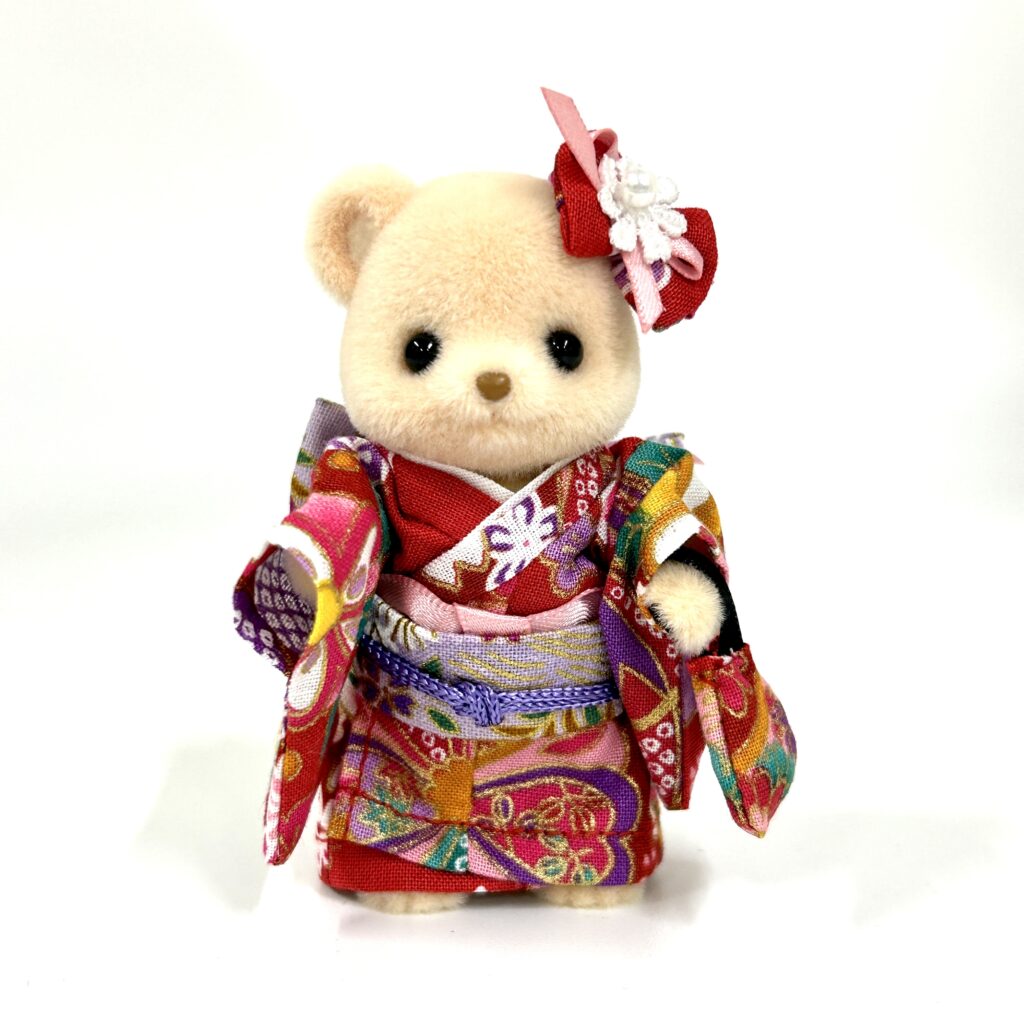 Mother Kimono Red Handmade