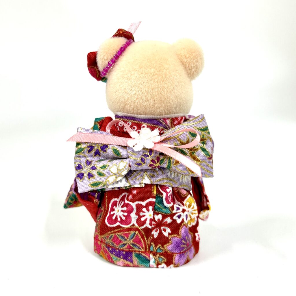 Mother Kimono Red Handmade
