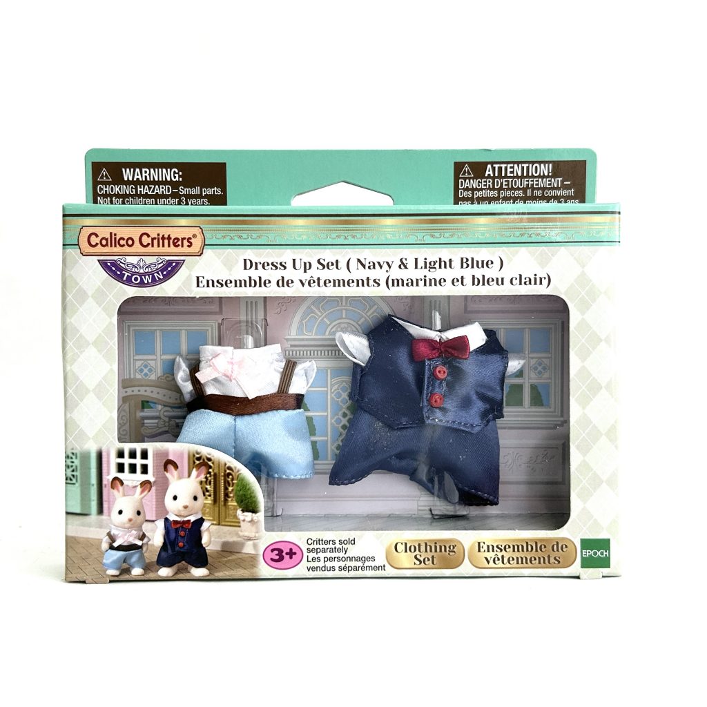 Dress Up Set Bleu Marine et Bleu Clair Sylvanian Families Calico Critters