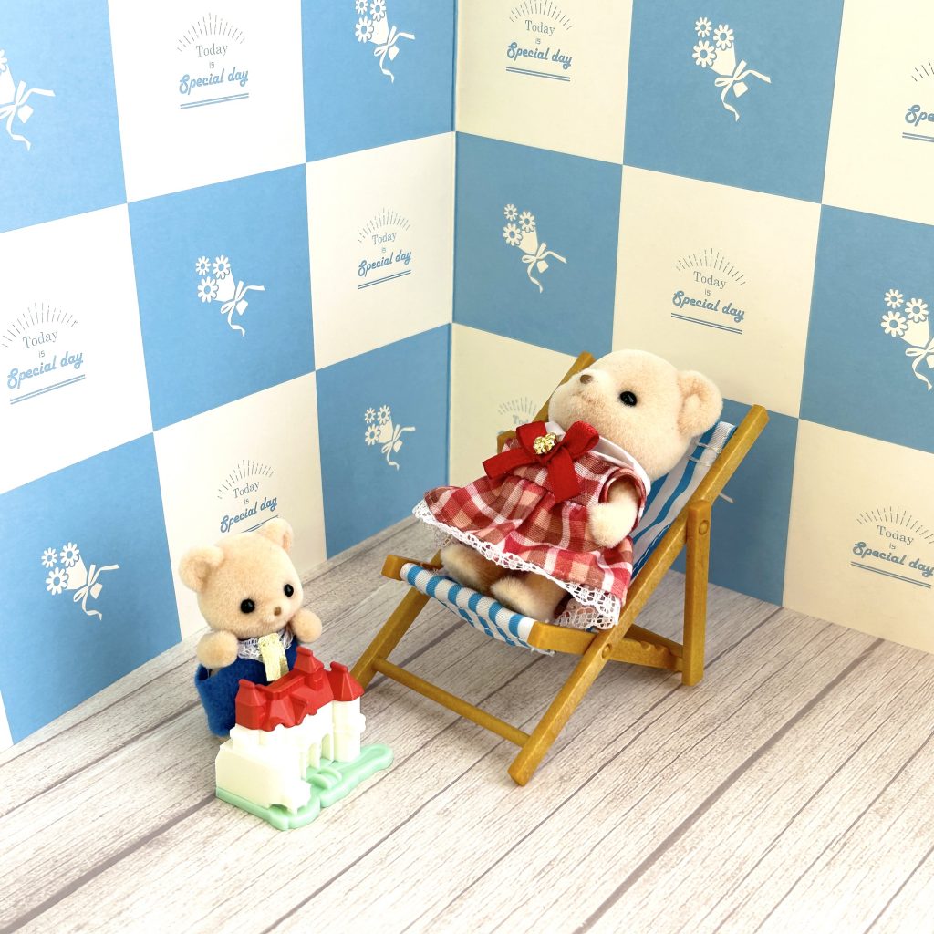 Double-Sided Background Board B4 Size Dreamy Cute Party Room Seria