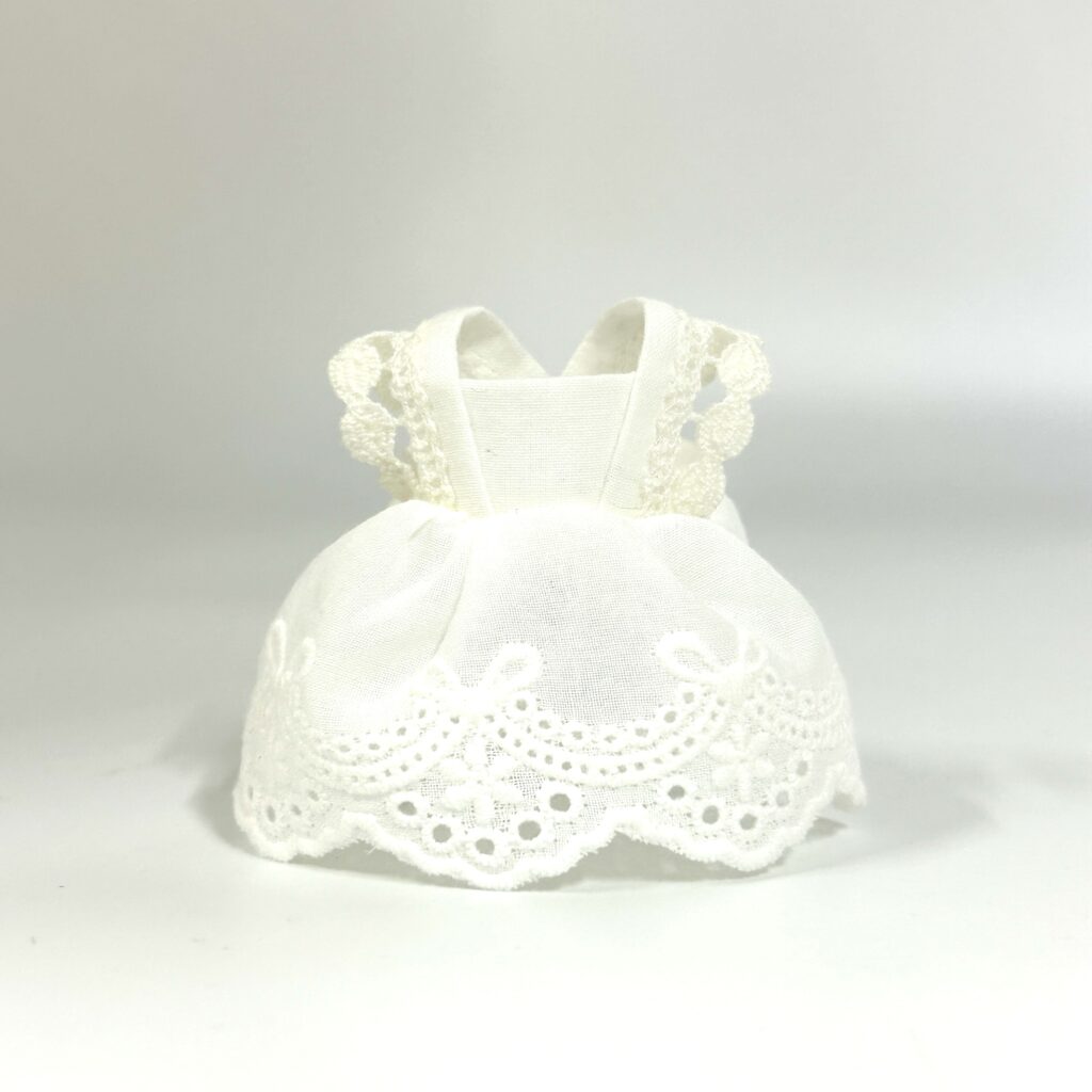 Mother Summer White Dress Handmade