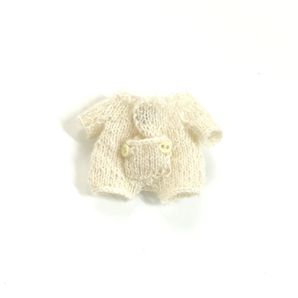 White Union Suit Handmade