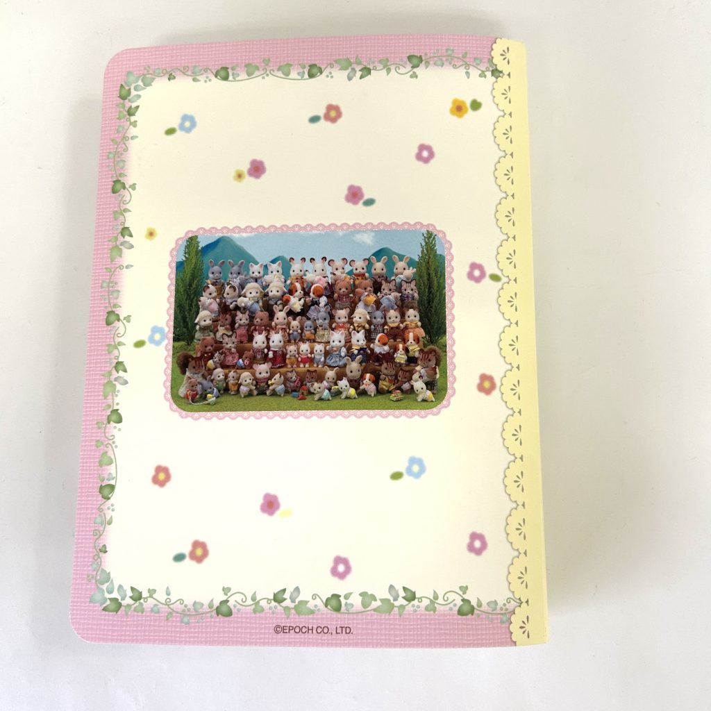 Pocket Folder Pink Strawberry Rabbit Girl Sylvanian Families Calico Critters