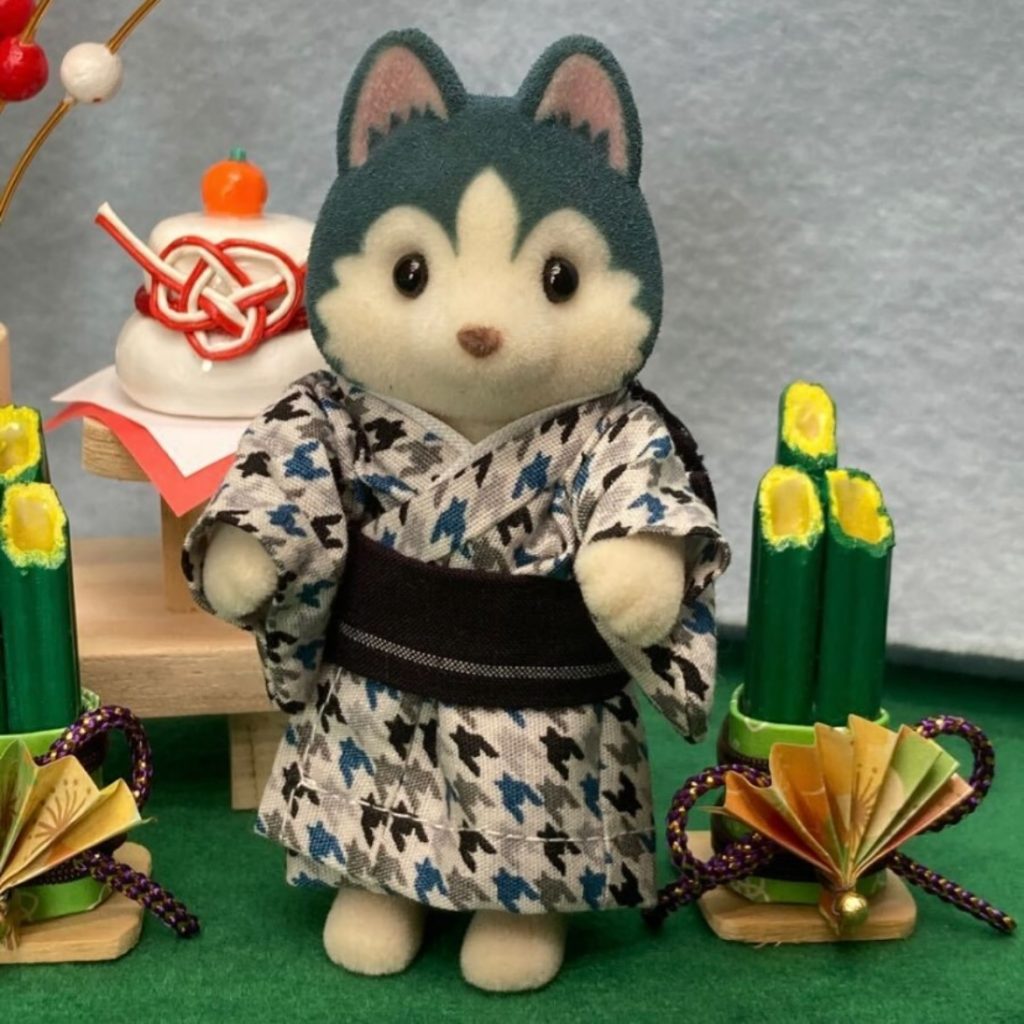 KIMONO PIED-DE-POULE FAIT MAIN POUR GRAND FRÈRE Ne s'applique pas