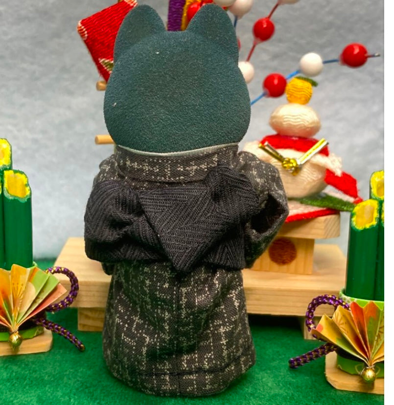 KIMONO GRIS FAIT MAIN 2 POUR GRAND FRÈRE Ne s'applique pas