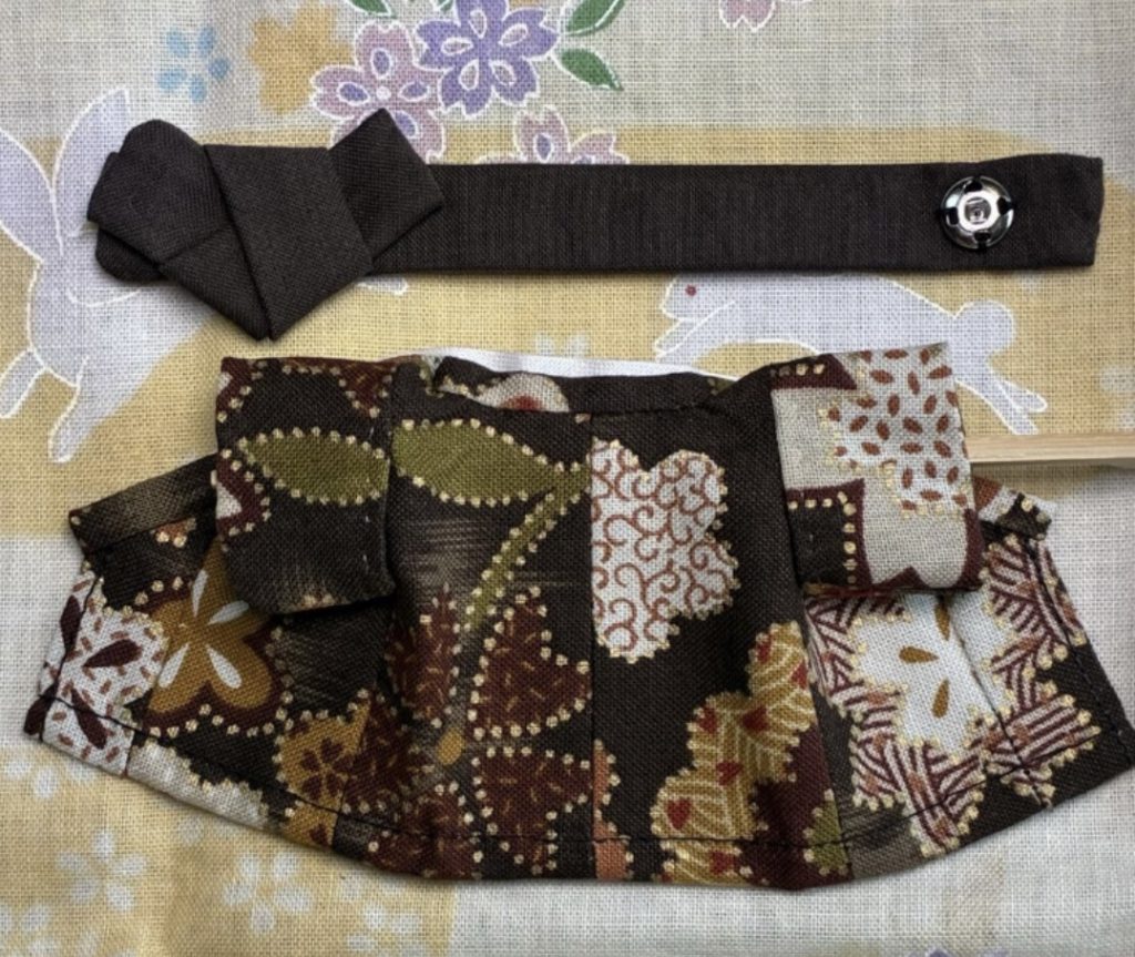 Dark Brown Kimono for Father Handmade