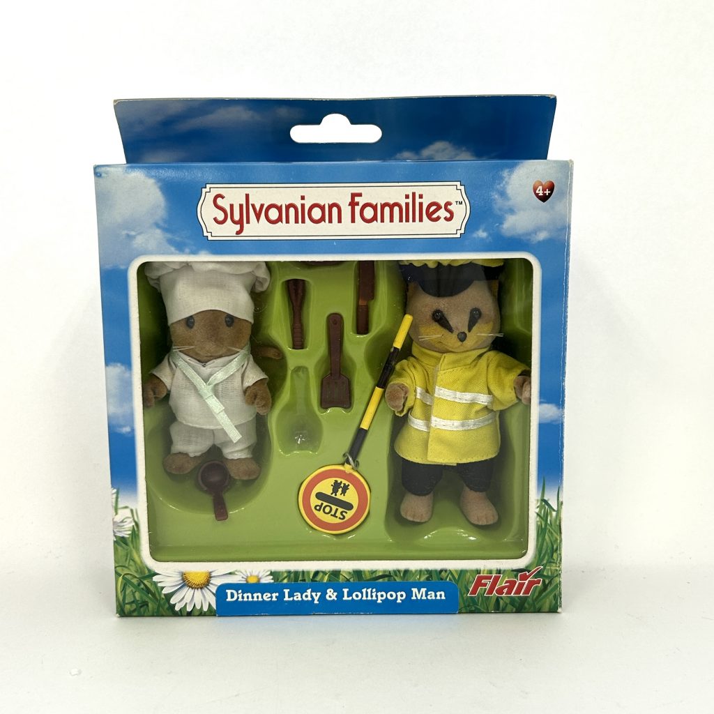 Used] DINNER LADY & LOLIPOP MAN Flair Epoch Japan Sylvanian