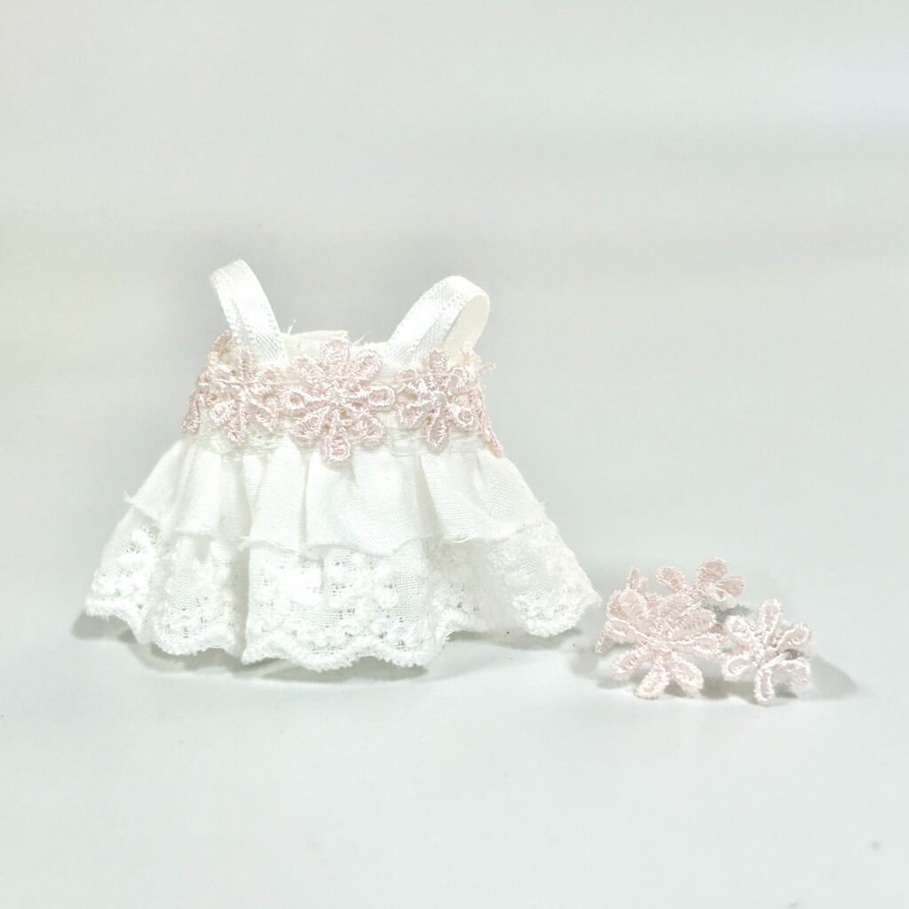 Lace Camisole Girl Dress Set Mayumi Handmade