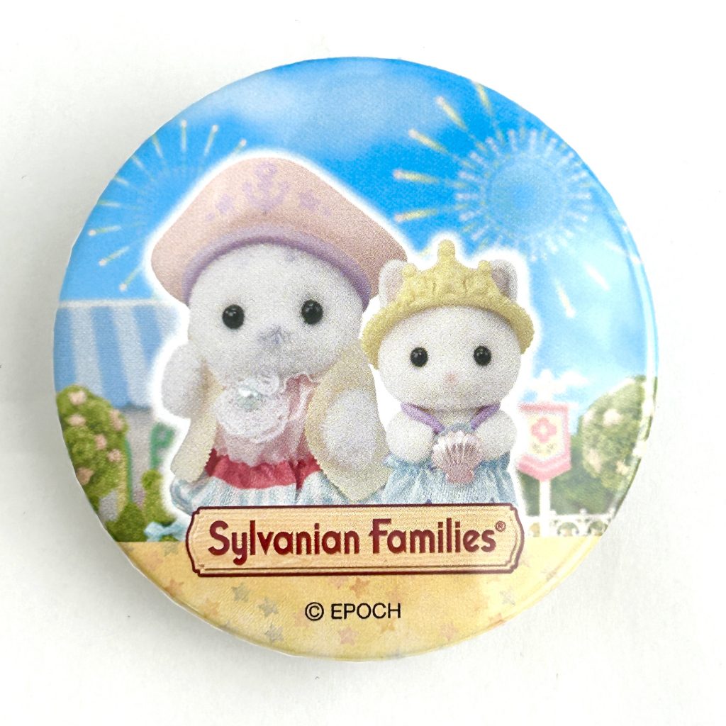 Button Clip Parc d'Attractions Phoque Latte Chat Sylvanian Families Calico Critters