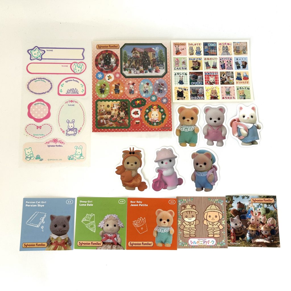 JUEGO DE PEGATINAS D Calico Clitters Sylvanian Families