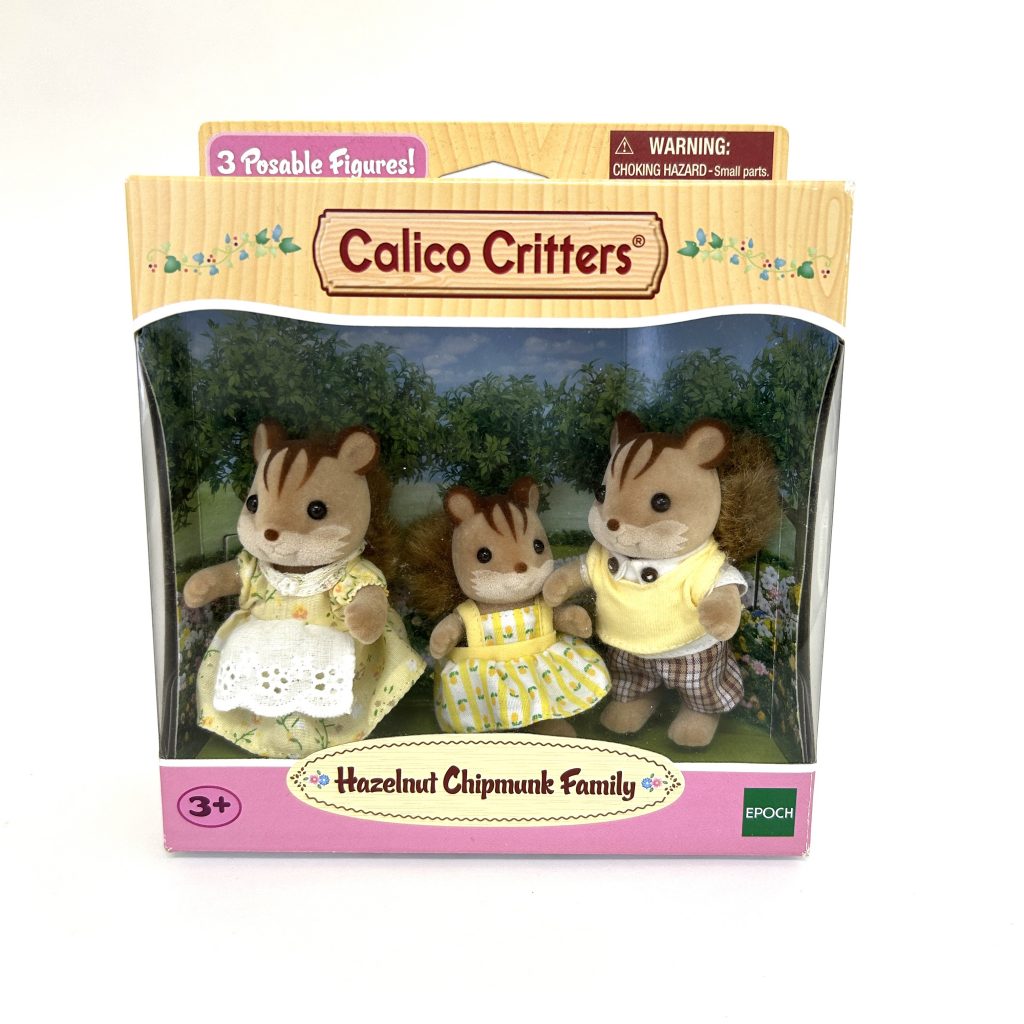 Famille d'écureuils Tamias Noisette CC1787 Sylvanian Families Calico Critters