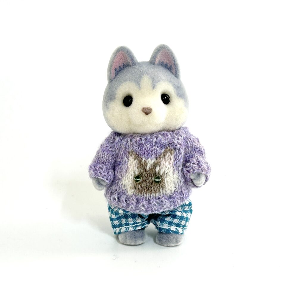 Purple Cat Sweater Handmade