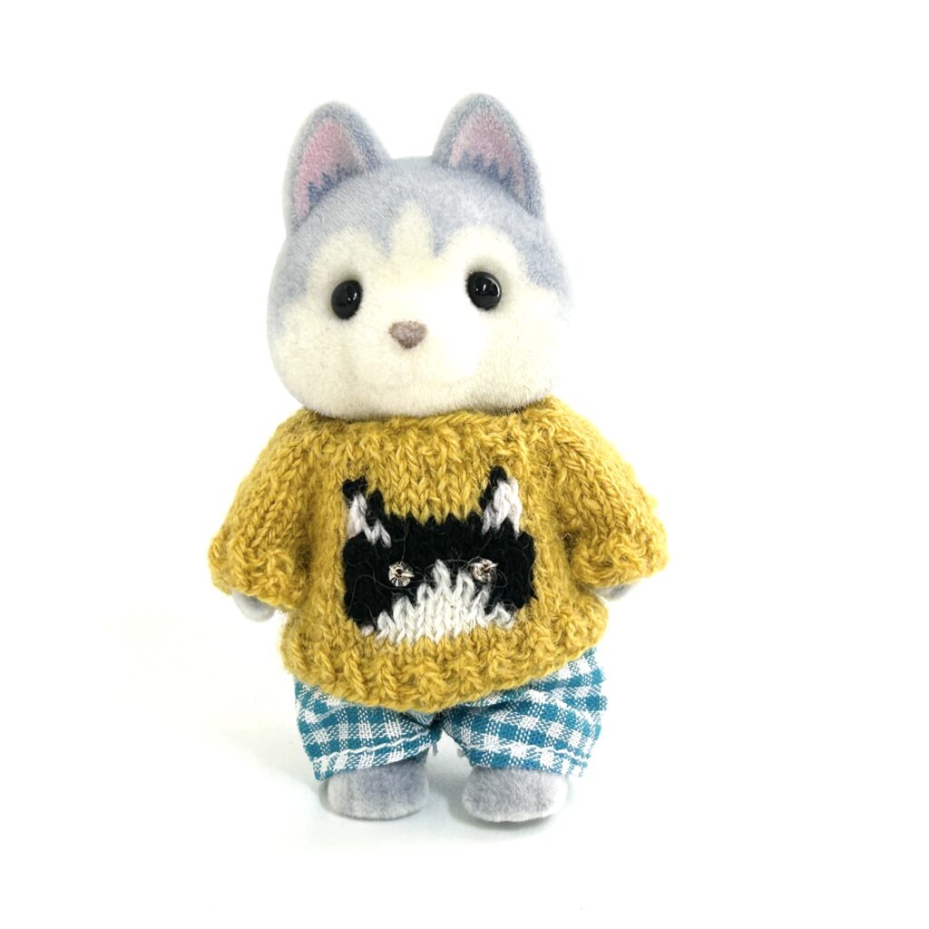 Yellow Cat Sweater Handmade